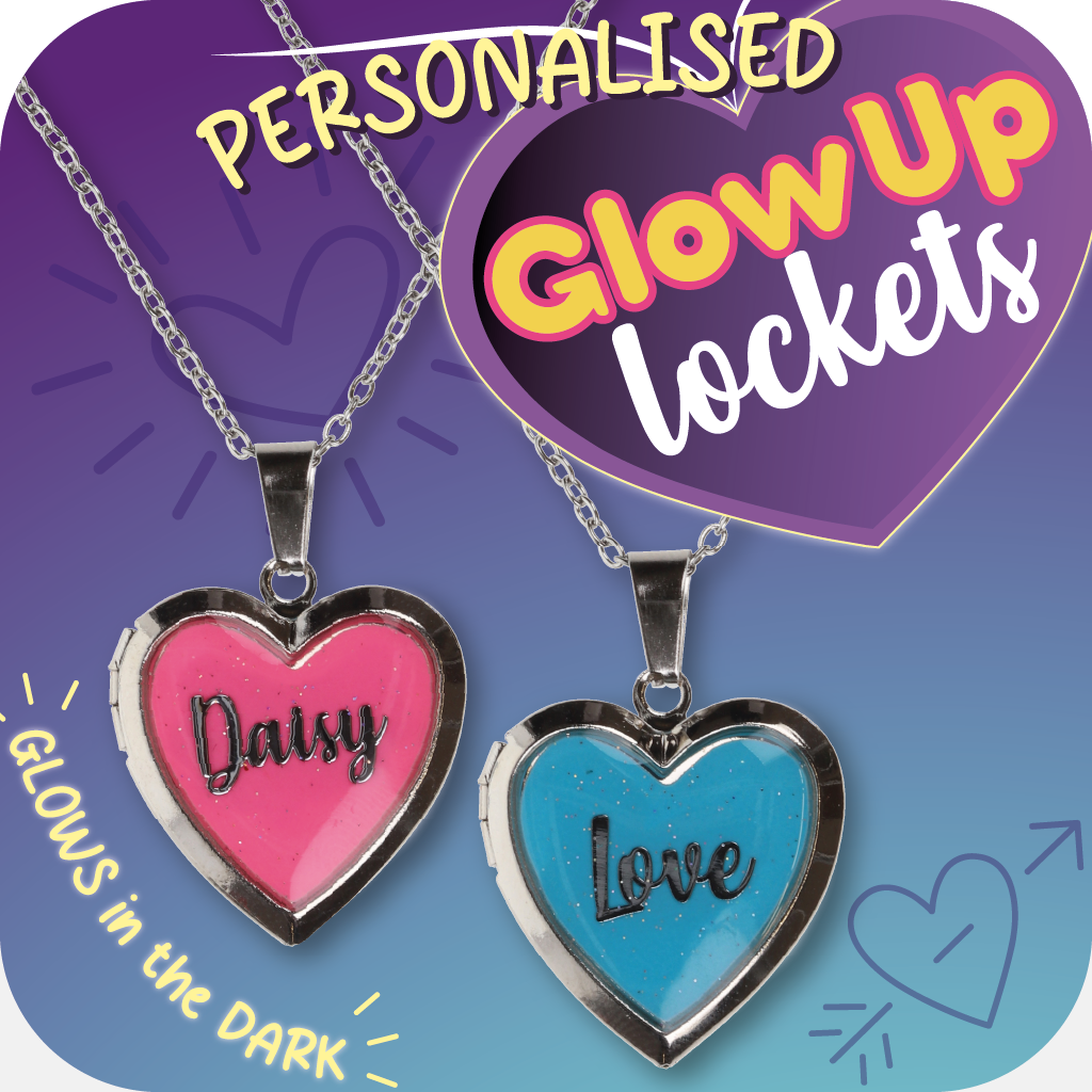 Personalised Glow Up Lockets