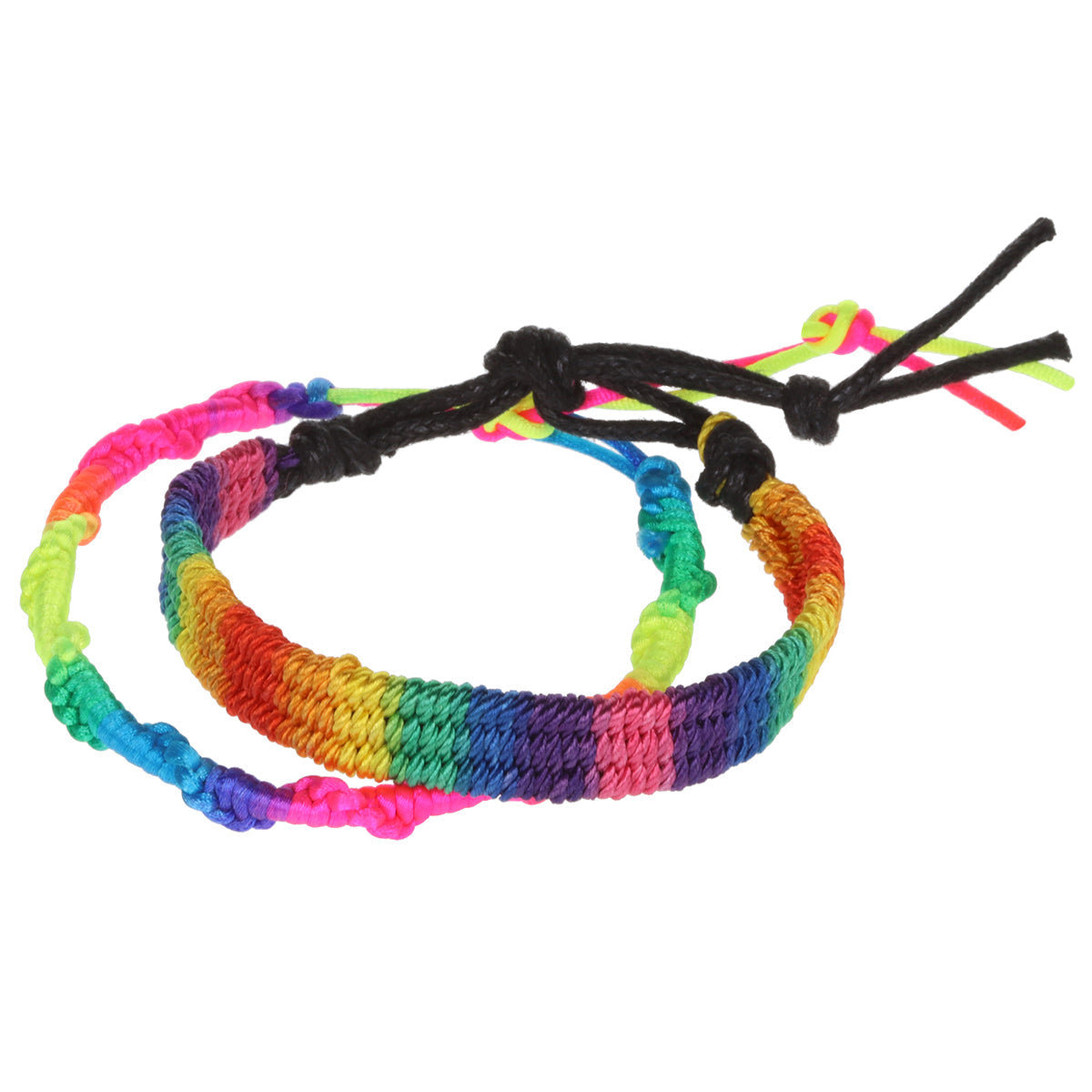 AL030 - Aloha Woven Friendship Bracelets - Multicoloured Set
