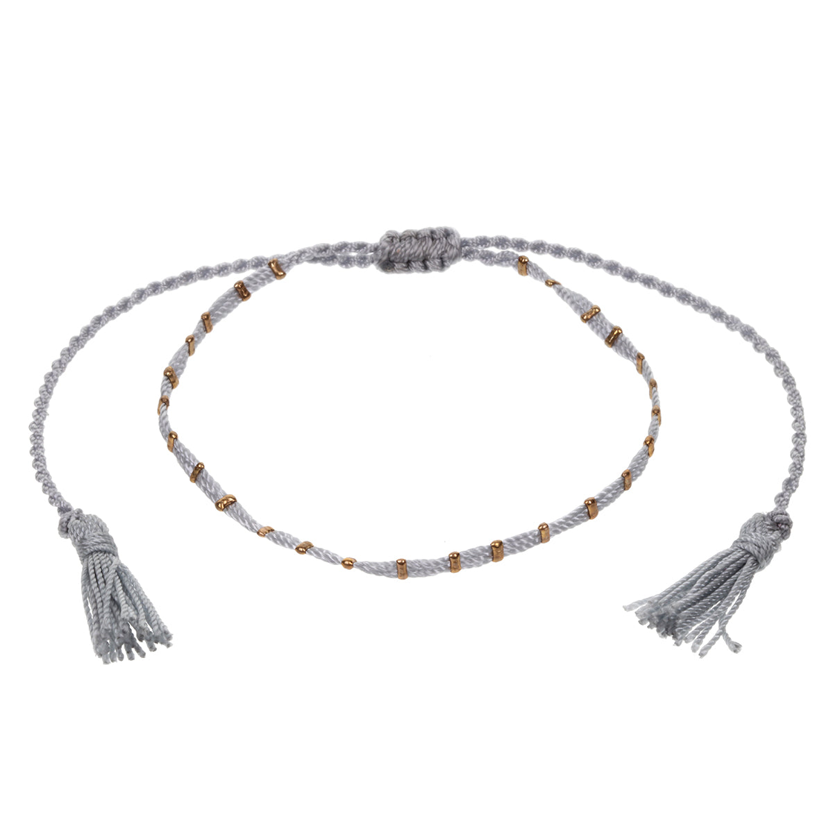 AN24 - Grey And Bronze Anklet