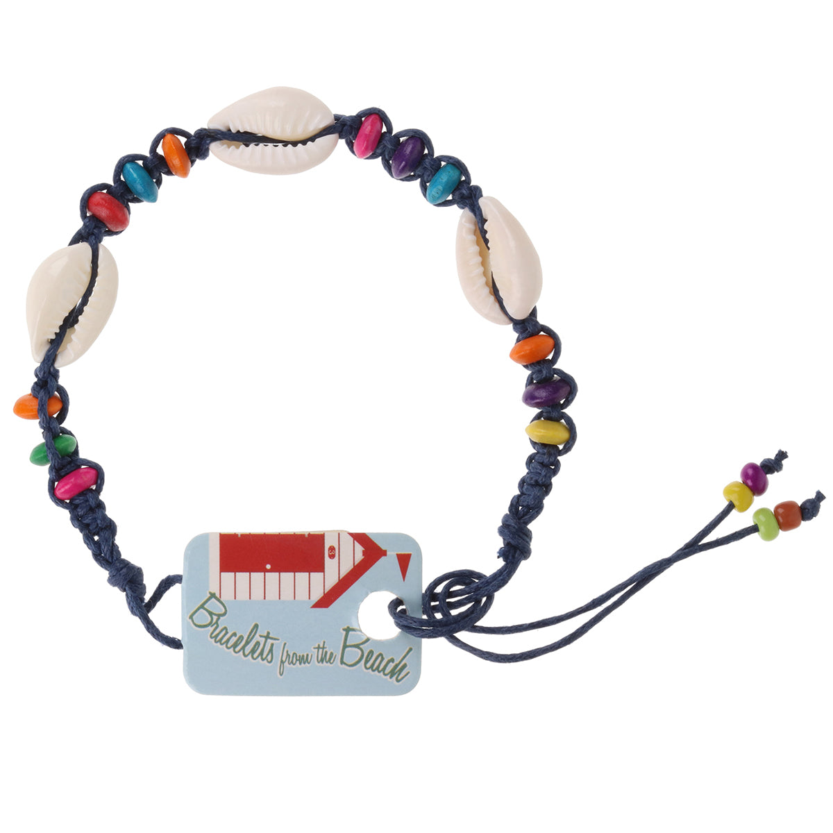 Seashell Beach Bracelet - Navy/3 Shells