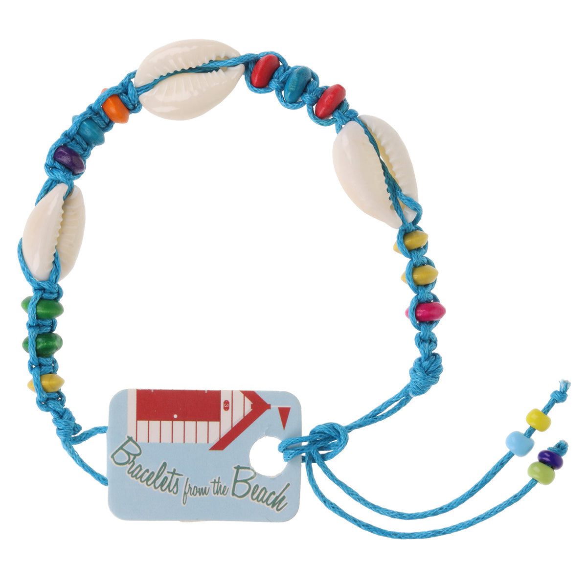 Seashell Beach Bracelet - Bright Blue/3 Shells
