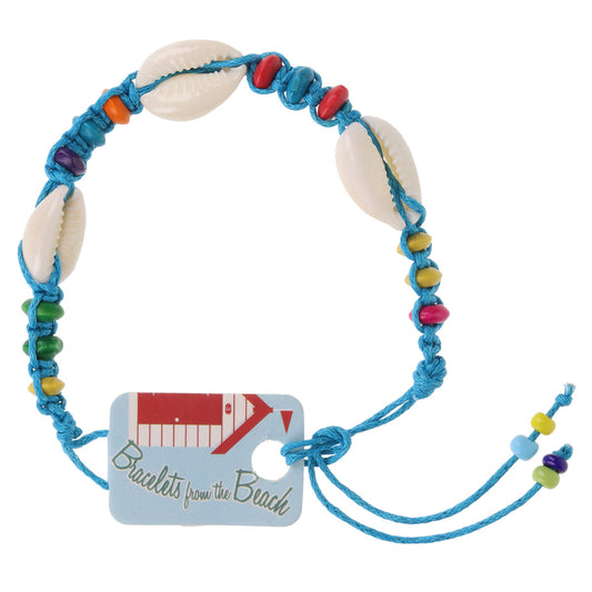 Seashell Beach Bracelet - Bright Blue/3 Shells