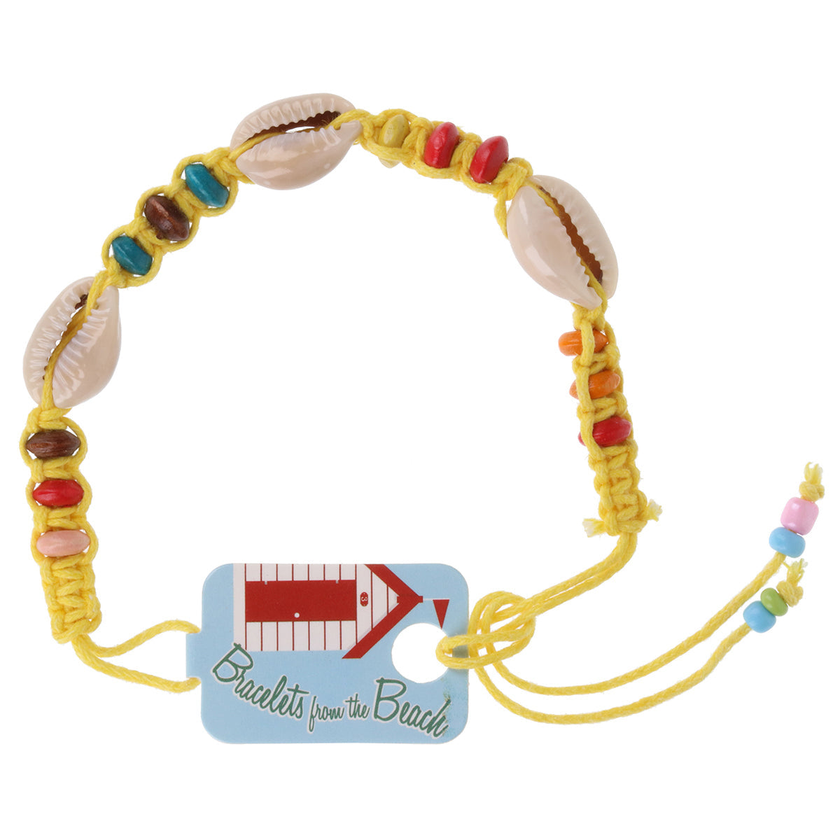 Seashell Beach Bracelet - Bright Yellow/3 Shells