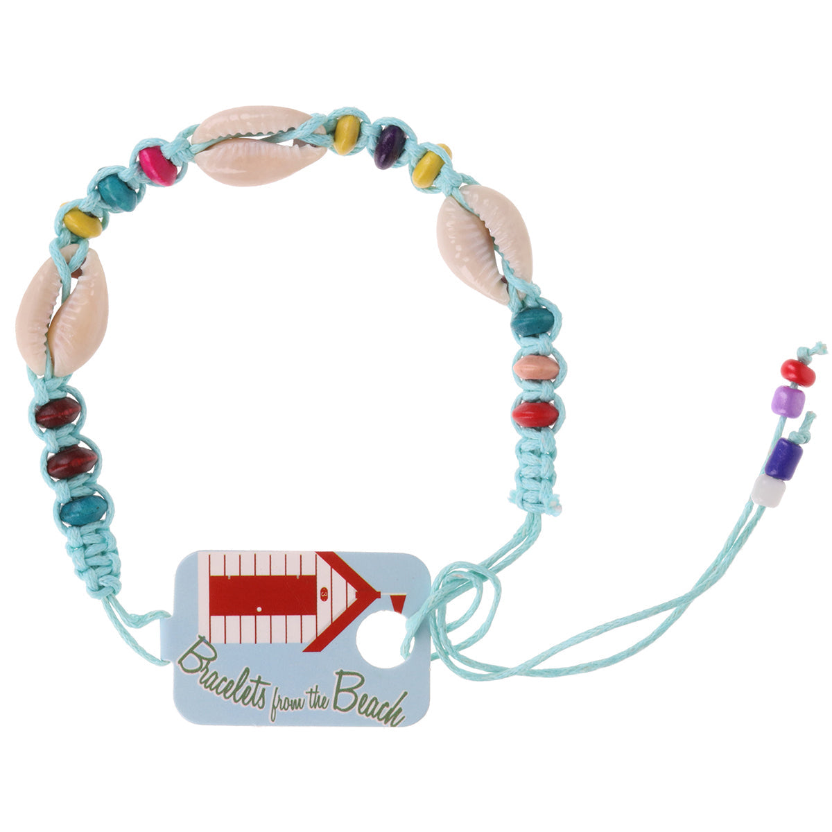 Seashell Beach Bracelet - Baby Blue/3 Shells