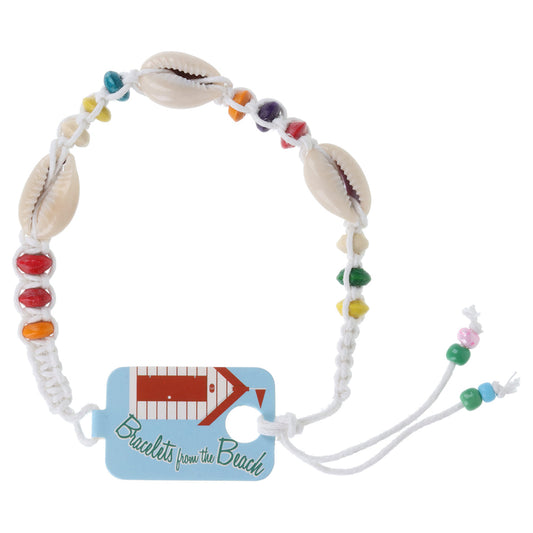 Seashell Beach Bracelet - White/3 Shells