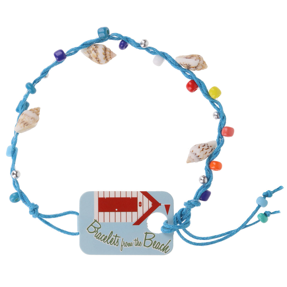 Seashell Beach Bracelet - Bright Blue/Small Shells