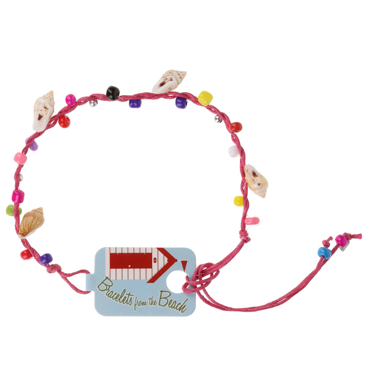 Seashell Beach Bracelet - Pink/Small Shells