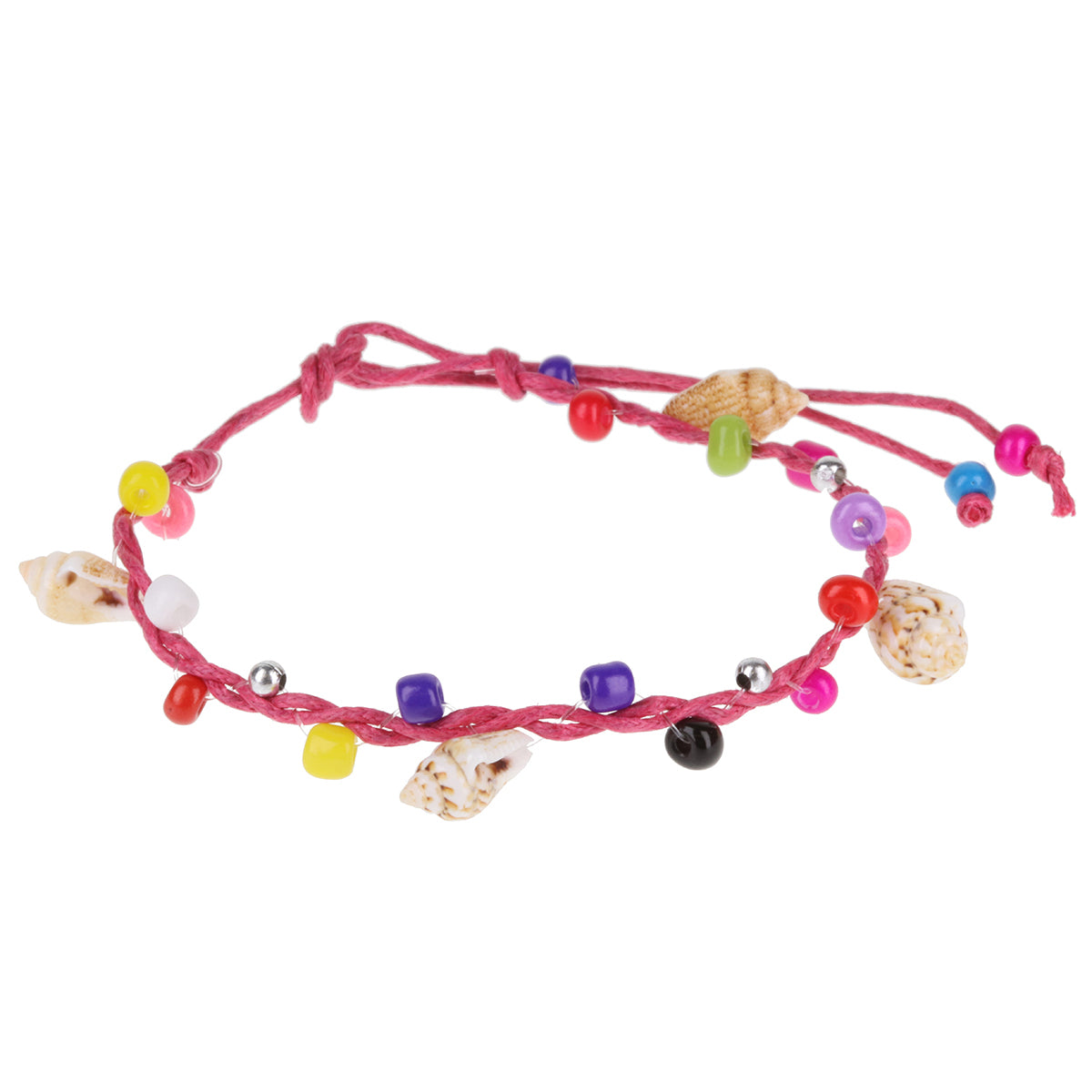 Seashell Beach Bracelet - Pink/Small Shells