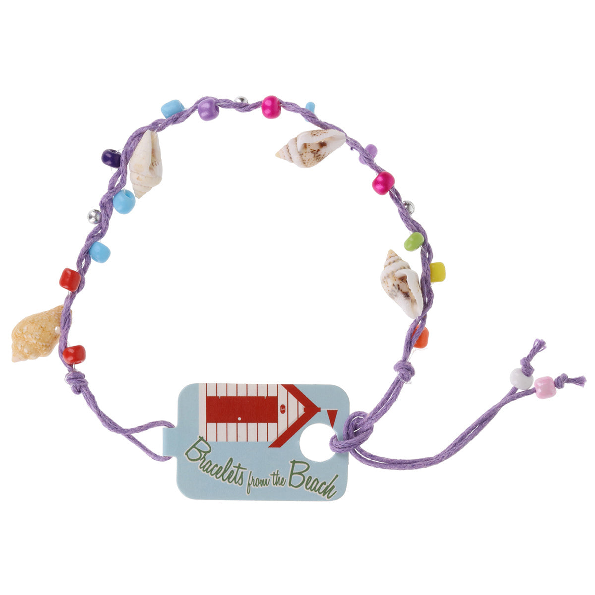 Seashell Beach Bracelet - Violet/Small Shells