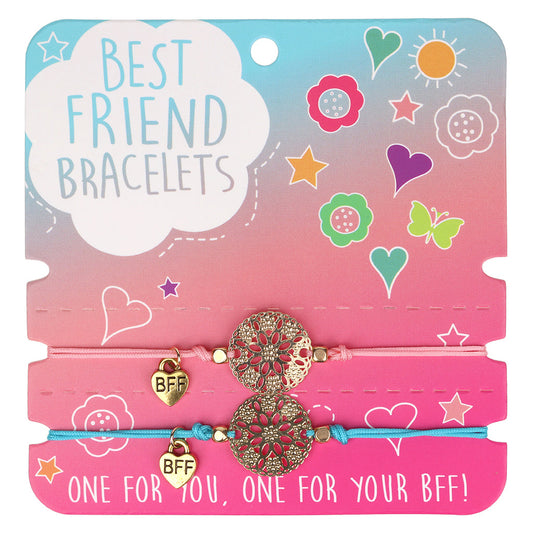 Best Friend Bracelets - Gold Discs