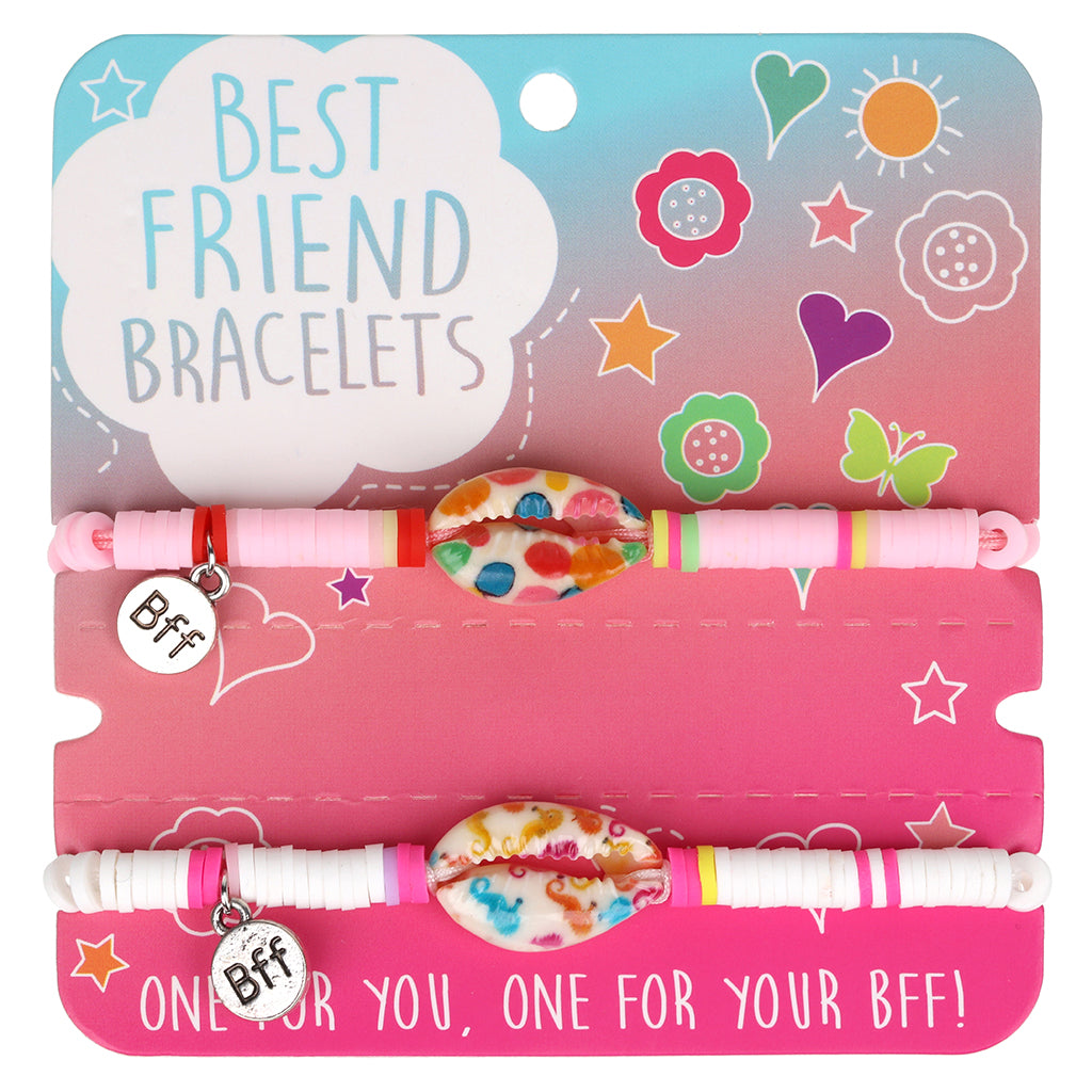 Best Friend Bracelets - Colourful Shells