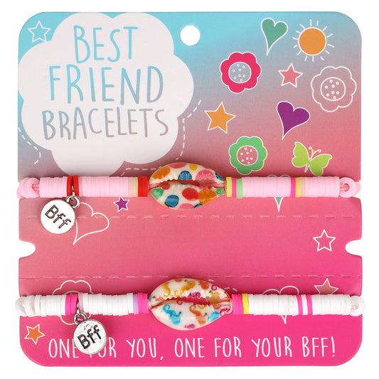 Best Friend Bracelets - Colourful Shells