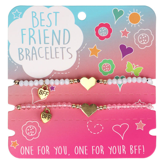Best Friend Bracelets - Gold Hearts