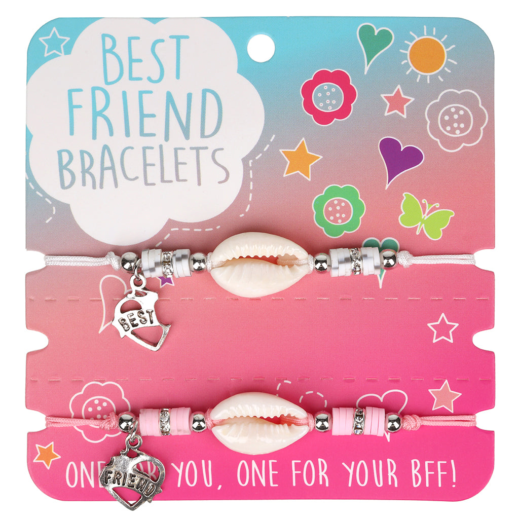 Best Friend Bracelets - White Shells
