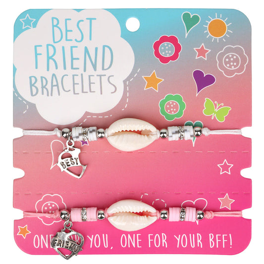 Best Friend Bracelets - White Shells