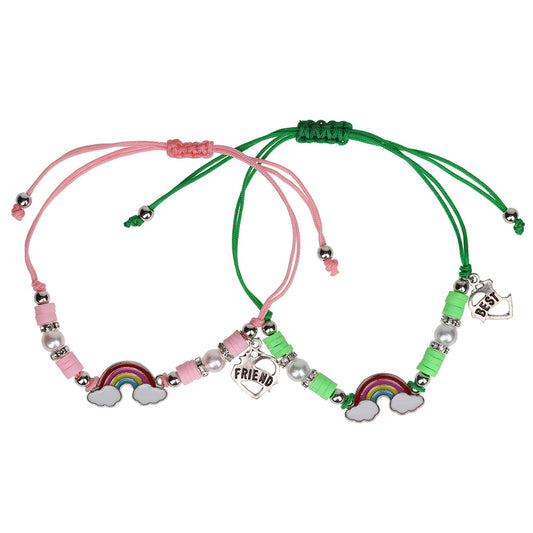 Best Friend Bracelets - Rainbow Clouds