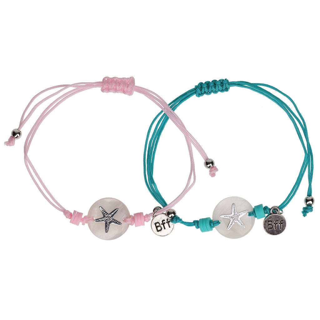 Best Friend Bracelets -Silver Starfish