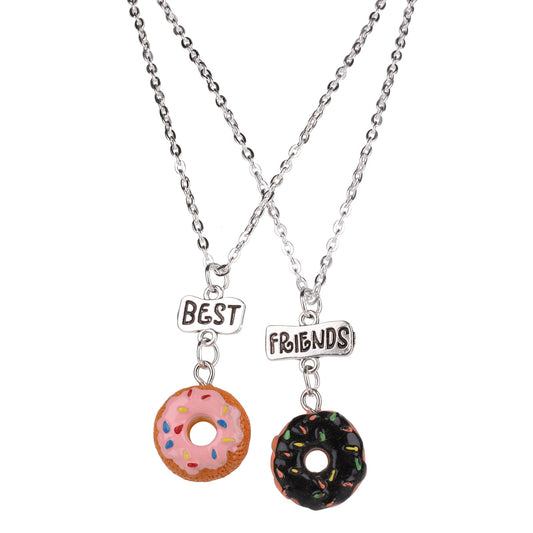 Best Friends Necklace - Doughnuts