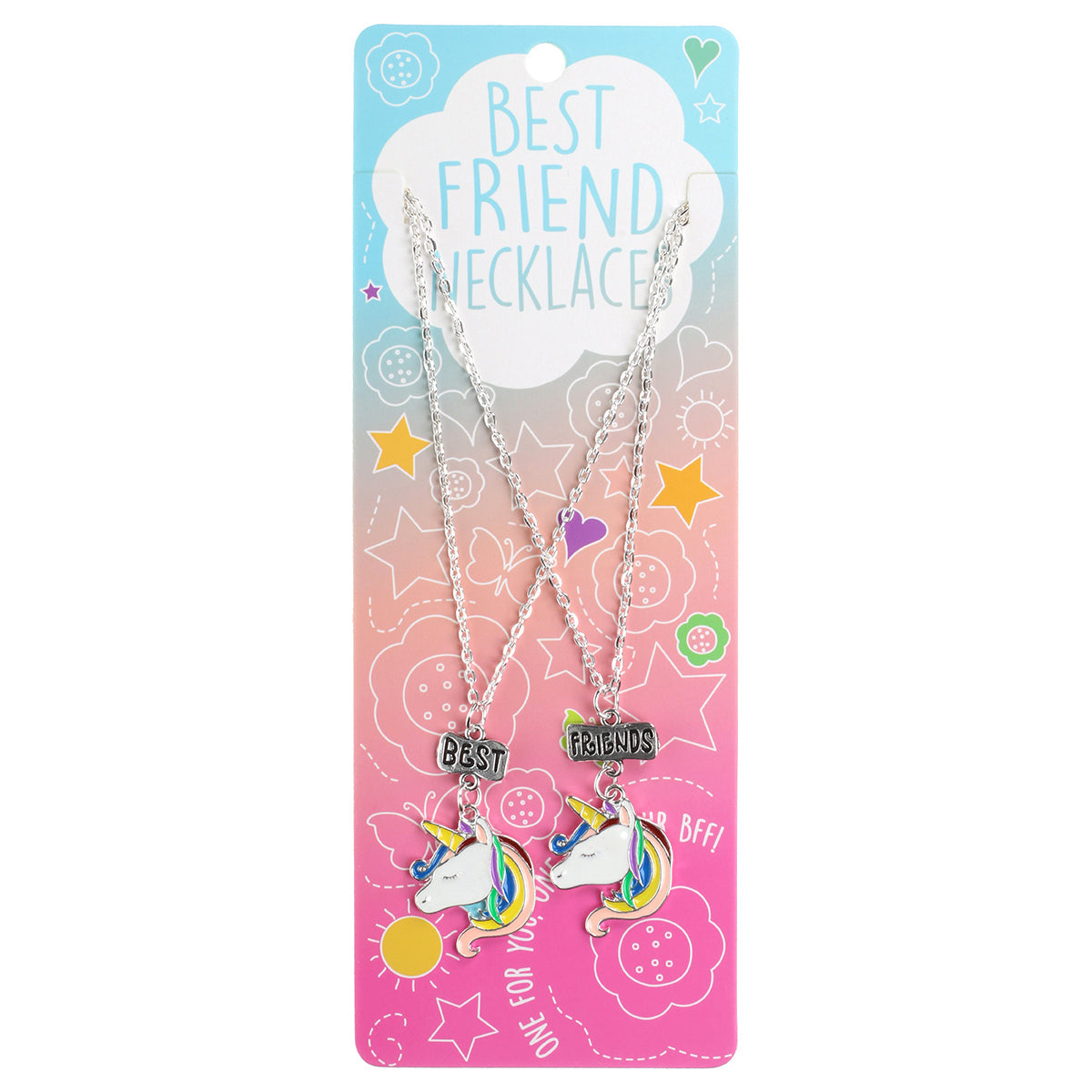 Best Friends Necklace - Metal Unicorns