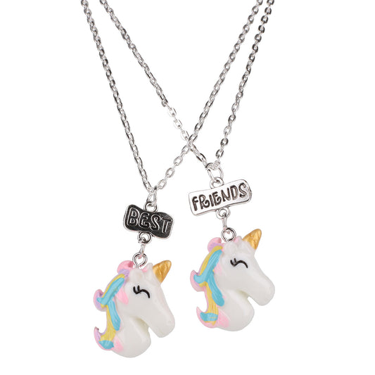 Best Friends Necklace - Plastic Unicorns