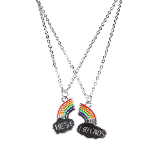 Best Friends Necklace - Rainbows