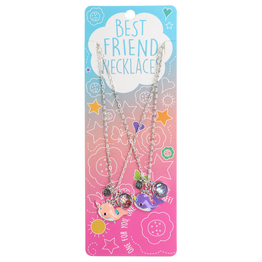 Best Friends Necklace - Narwhals