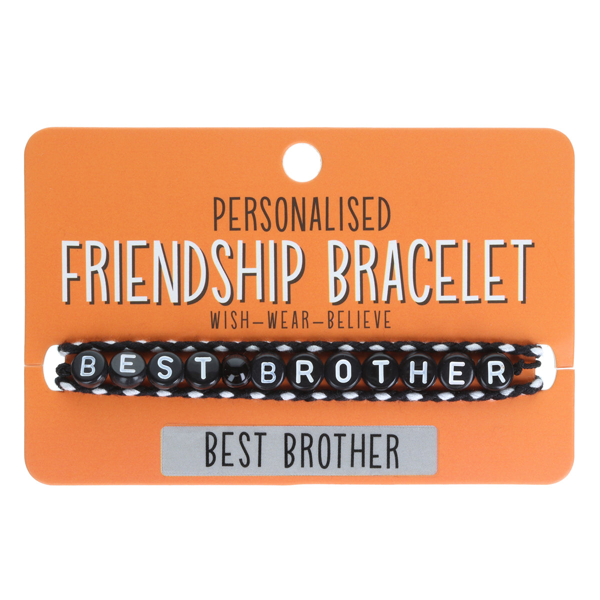 BP002 - Boys Personalised Bracelet - Best Brother