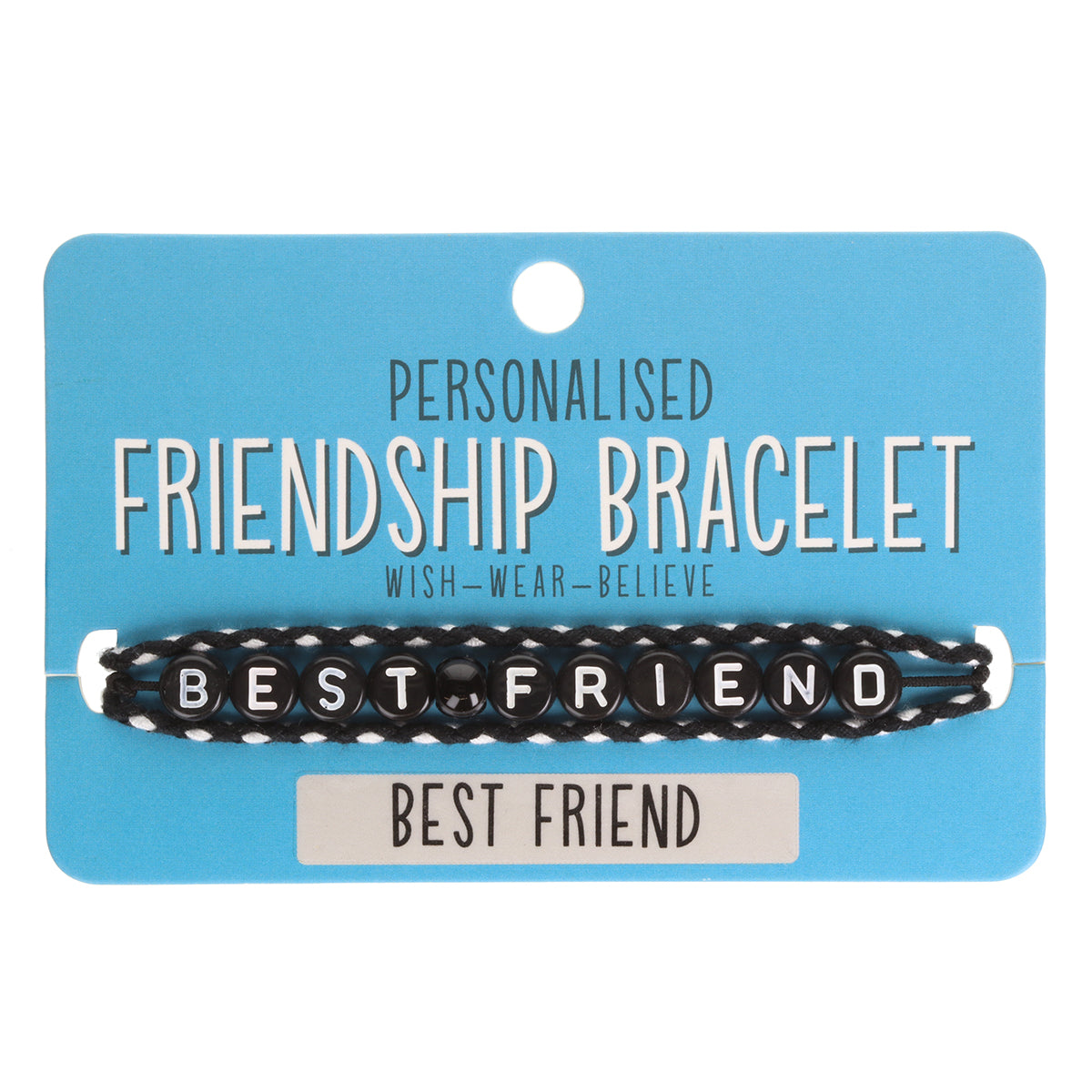 BP003 - Boys Personalised Bracelet - Best Friend