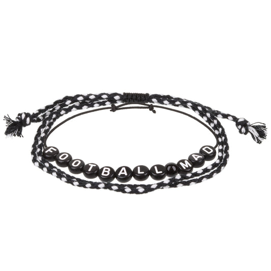 BP004 - Boys Personalised Bracelet - Football Mad