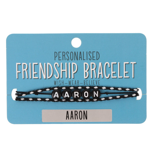BP011 - Boys Personalised Bracelet - Aaron