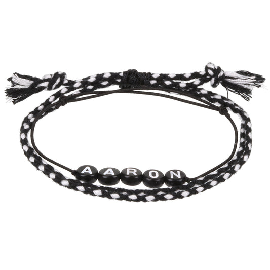 BP011 - Boys Personalised Bracelet - Aaron