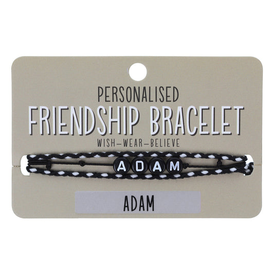BP012 - Boys Personalised Bracelet - Adam
