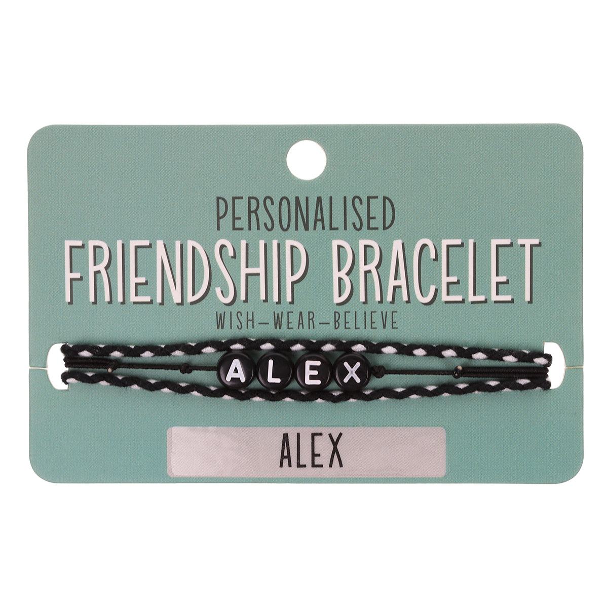 BP013 - Boys Personalised Bracelet - Alex