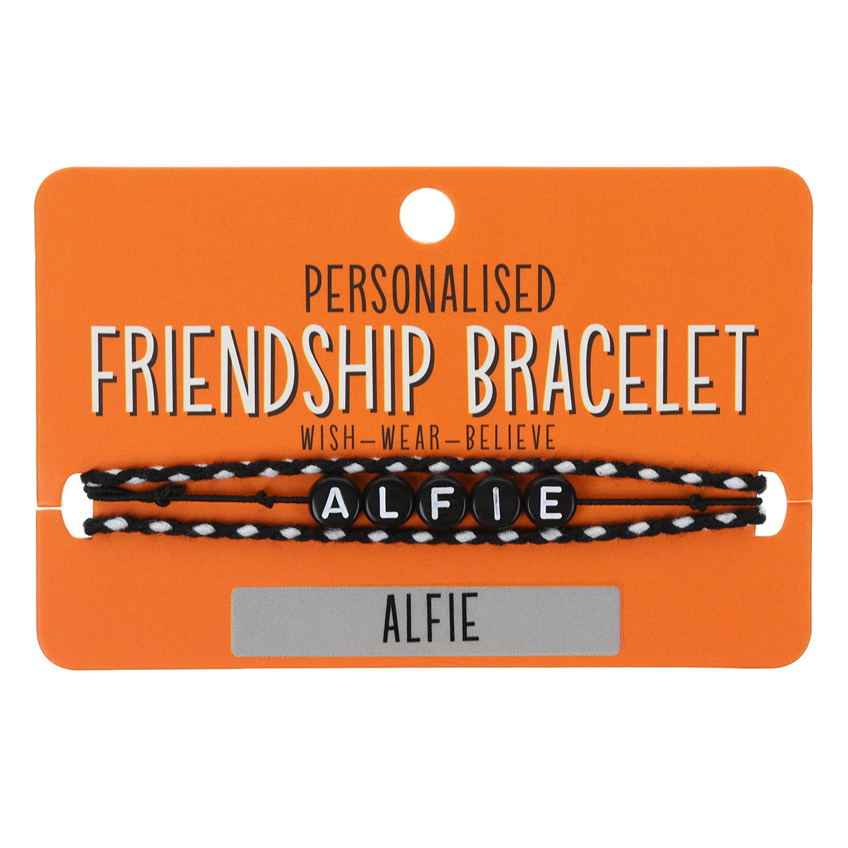 BP014 - Boys Personalised Bracelet - Alfie