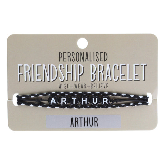 BP016 - Boys Personalised Bracelet - Arthur