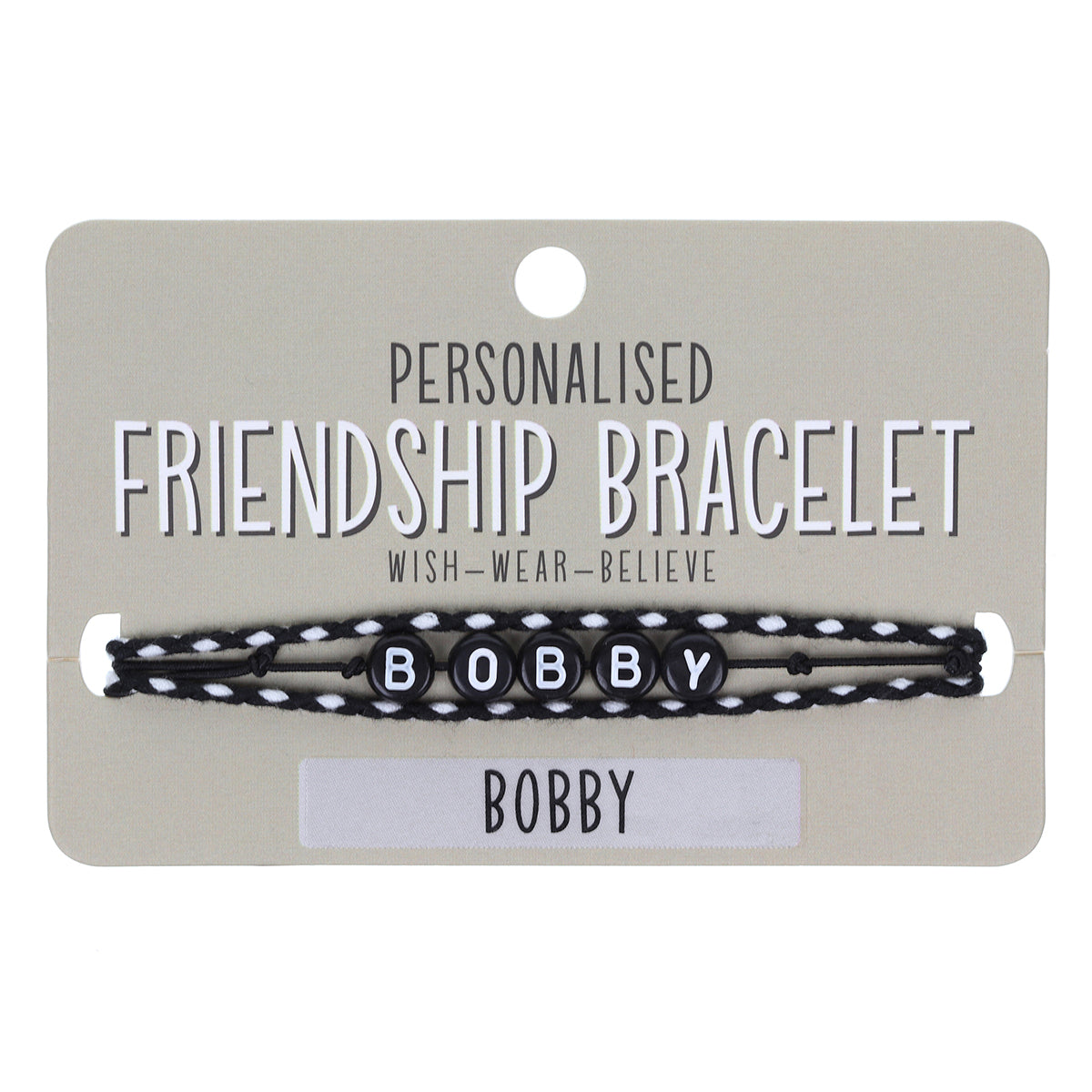 BP020 - Boys Personalised Bracelet - Bobby