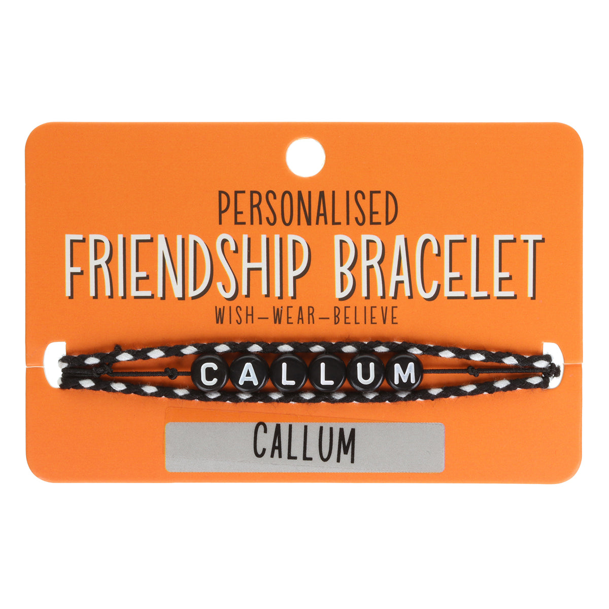 BP022 - Boys Personalised Bracelet - Callum