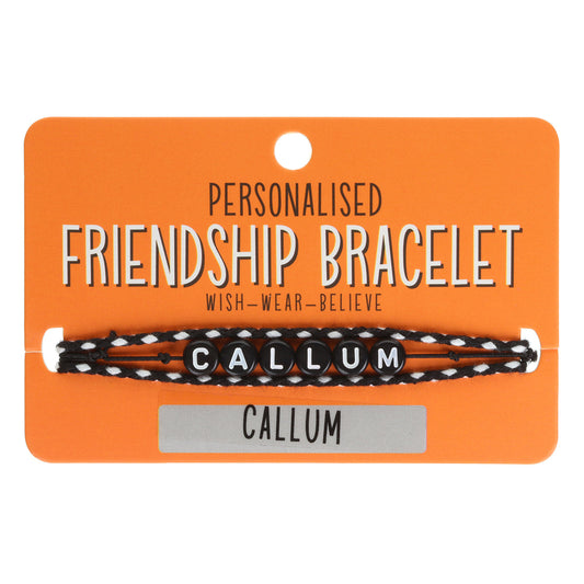 BP022 - Boys Personalised Bracelet - Callum