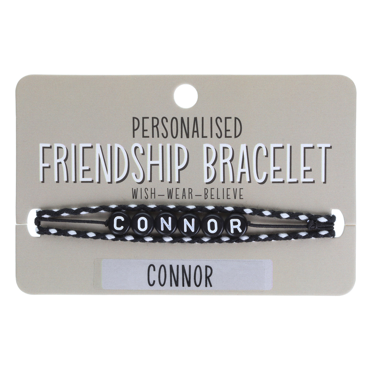 BP024 - Boys Personalised Bracelet - Connor