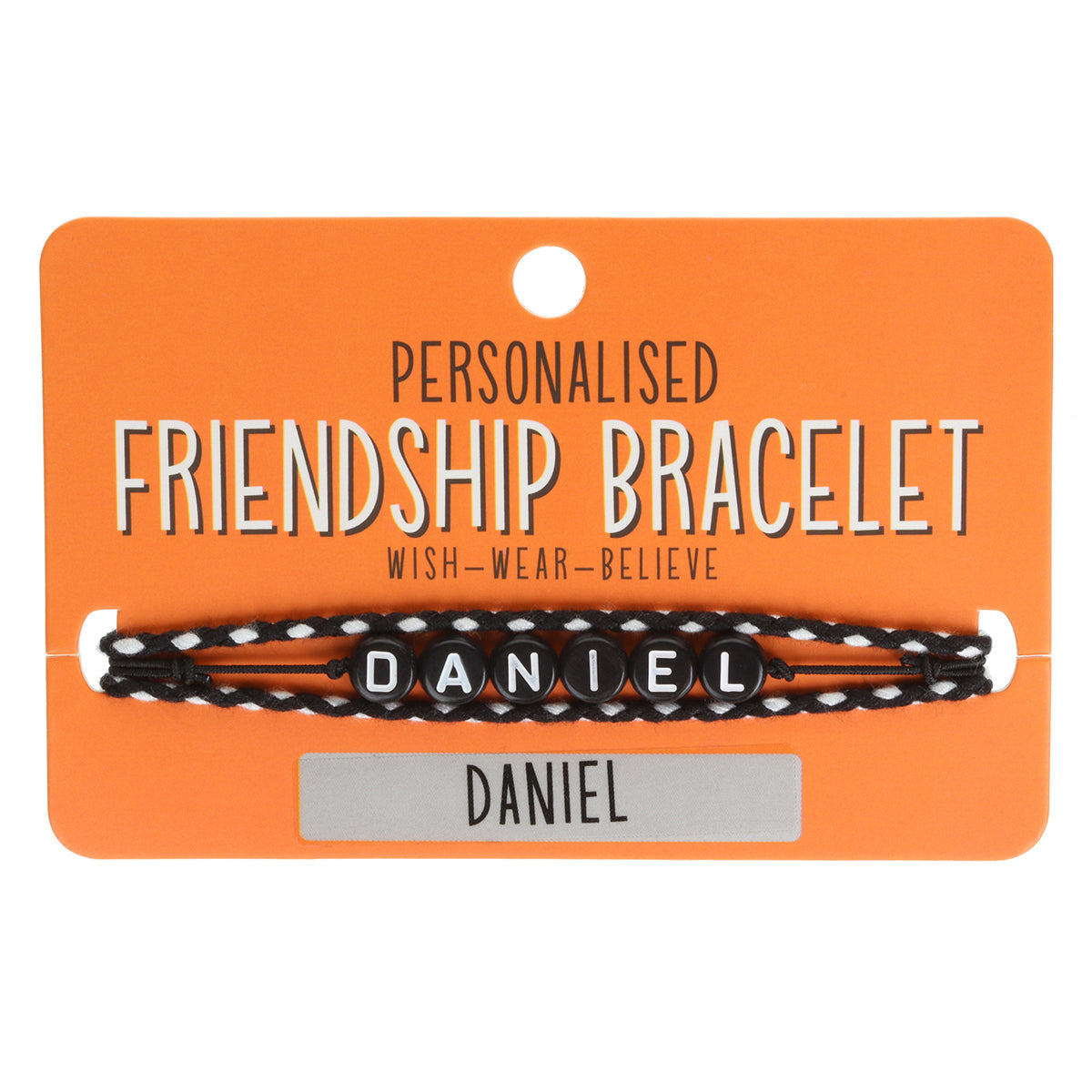 BP026 - Boys Personalised Bracelet - Daniel
