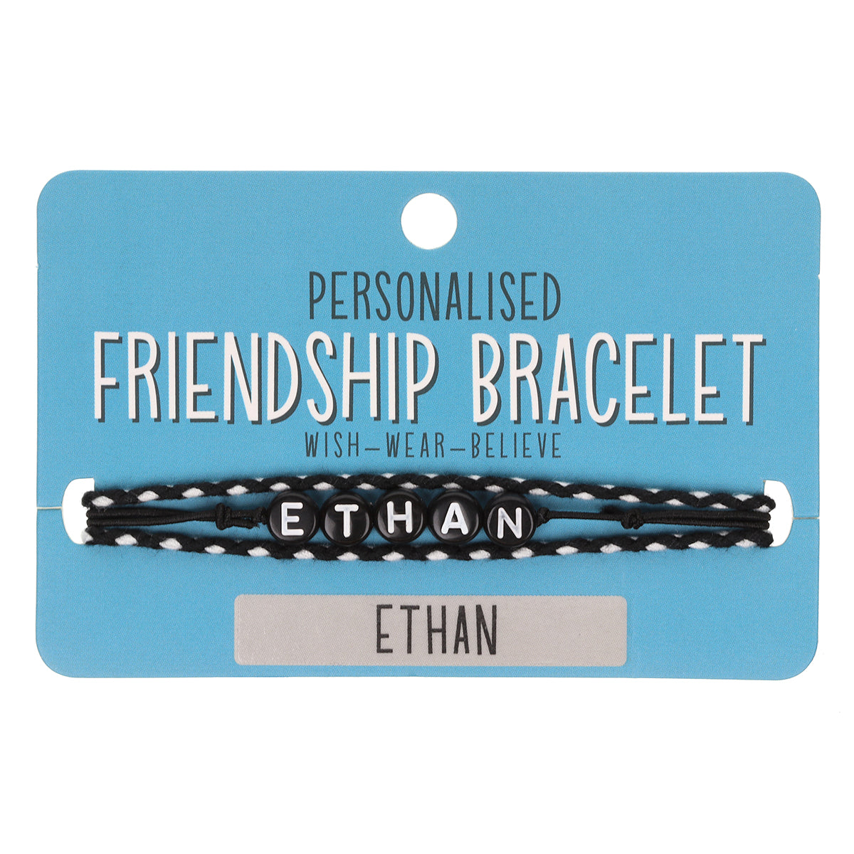 BP031 - Boys Personalised Bracelet - Ethan