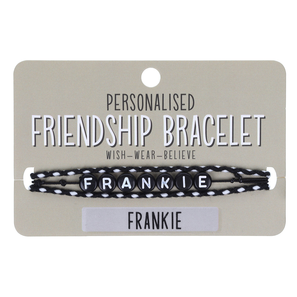 BP036 - Boys Personalised Bracelet - Frankie