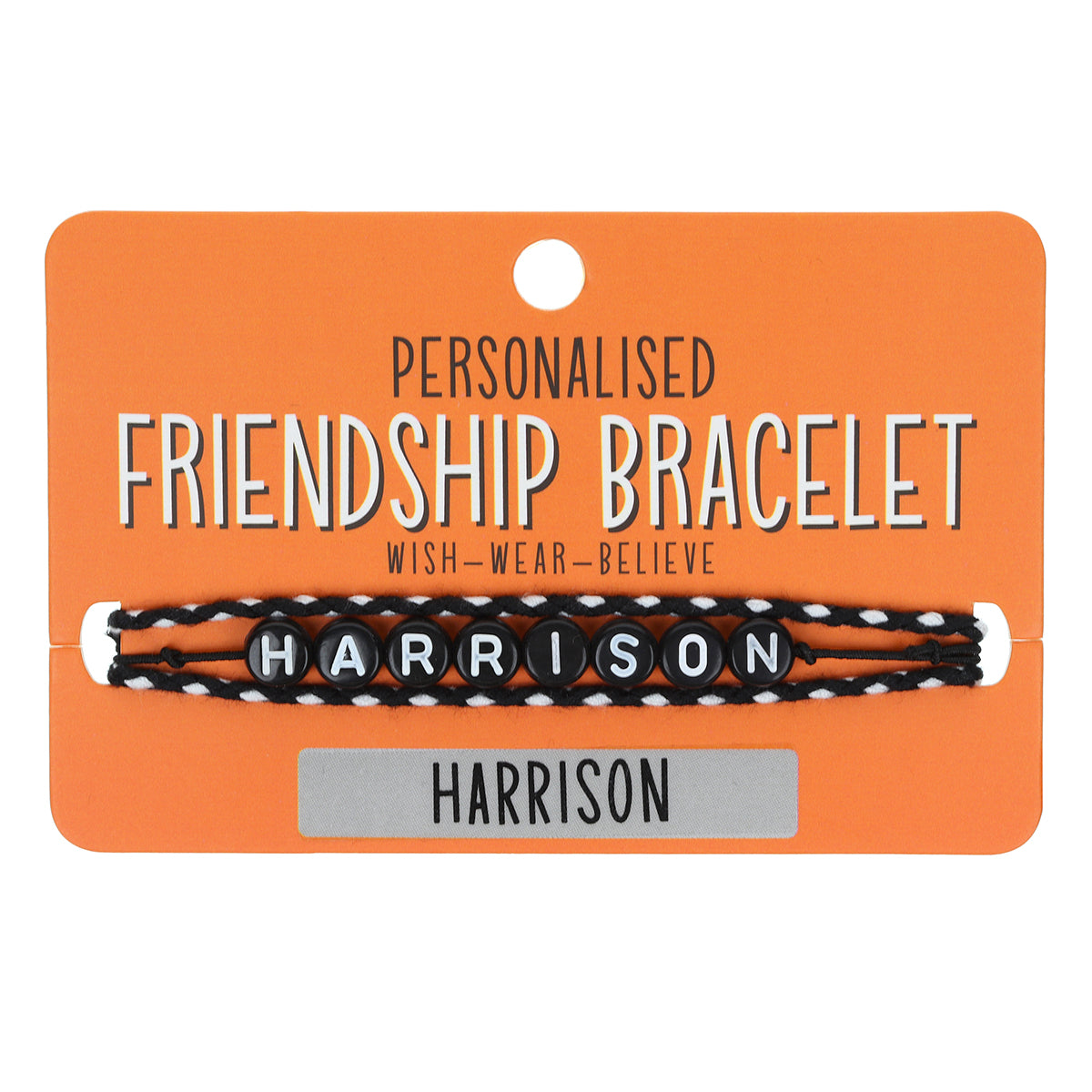 BP042 - Boys Personalised Bracelet - Harrison