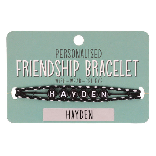 BP045 - Boys Personalised Bracelet - Hayden