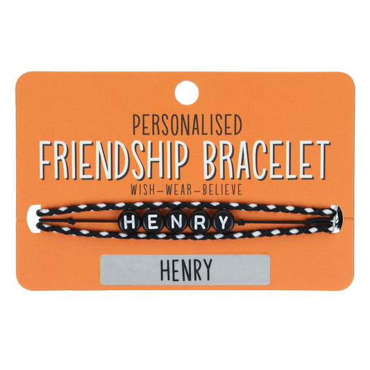 BP046 - Boys Personalised Bracelet - Henry