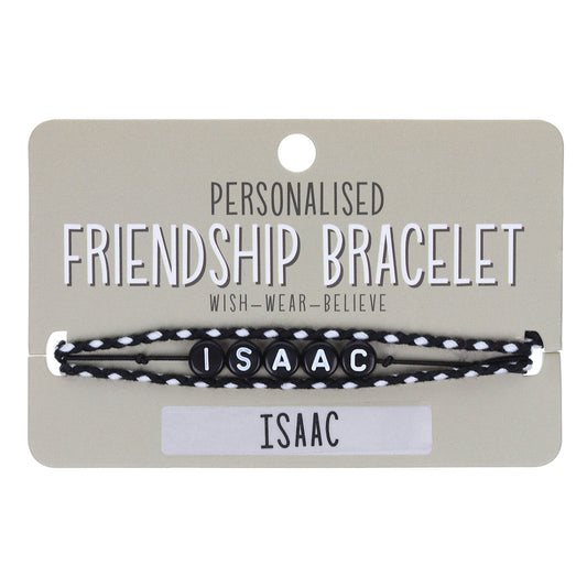 BP048 - Boys Personalised Bracelet - Isaac