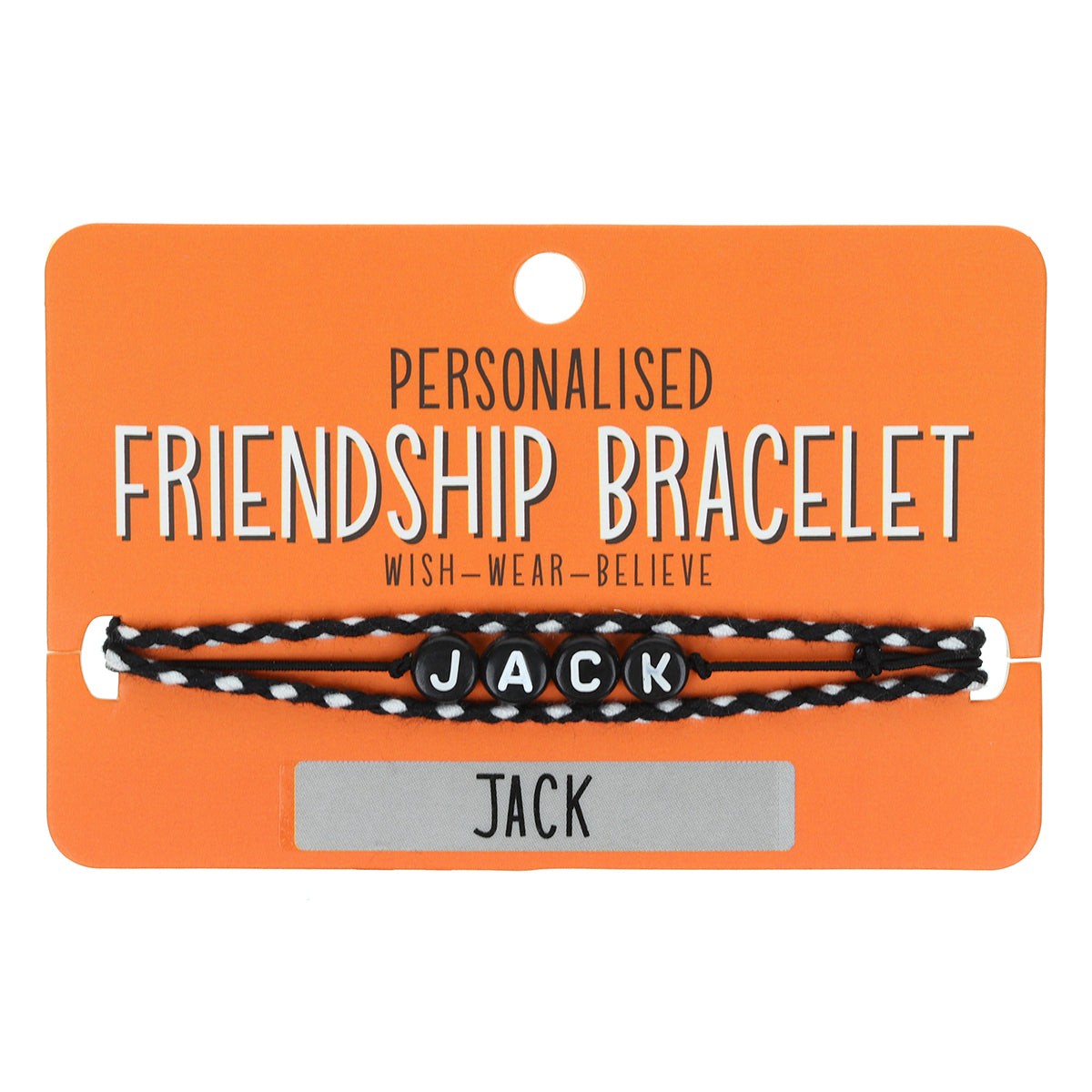 BP050 - Boys Personalised Bracelet - Jack