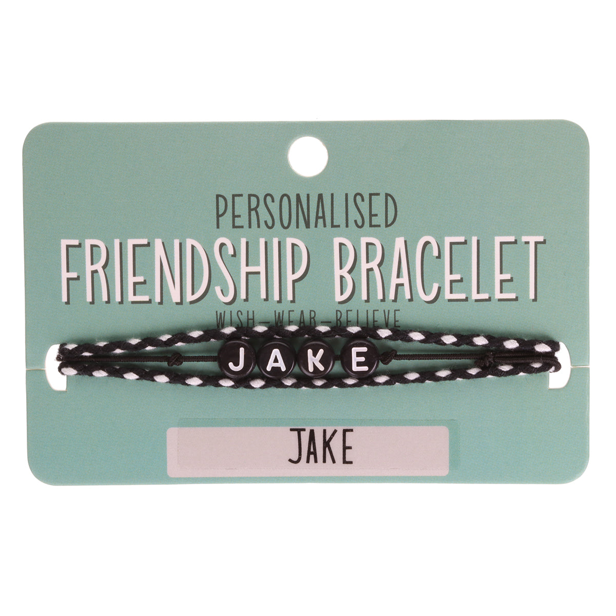 BP052 - Boys Personalised Bracelet - Jake