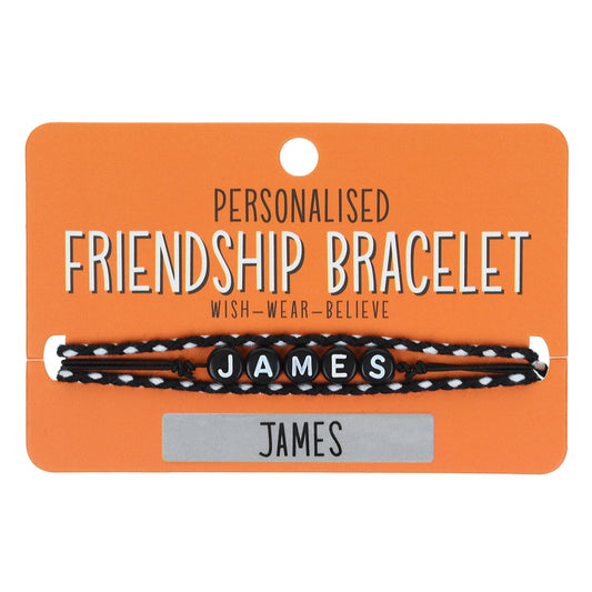 BP053 - Boys Personalised Bracelet - James
