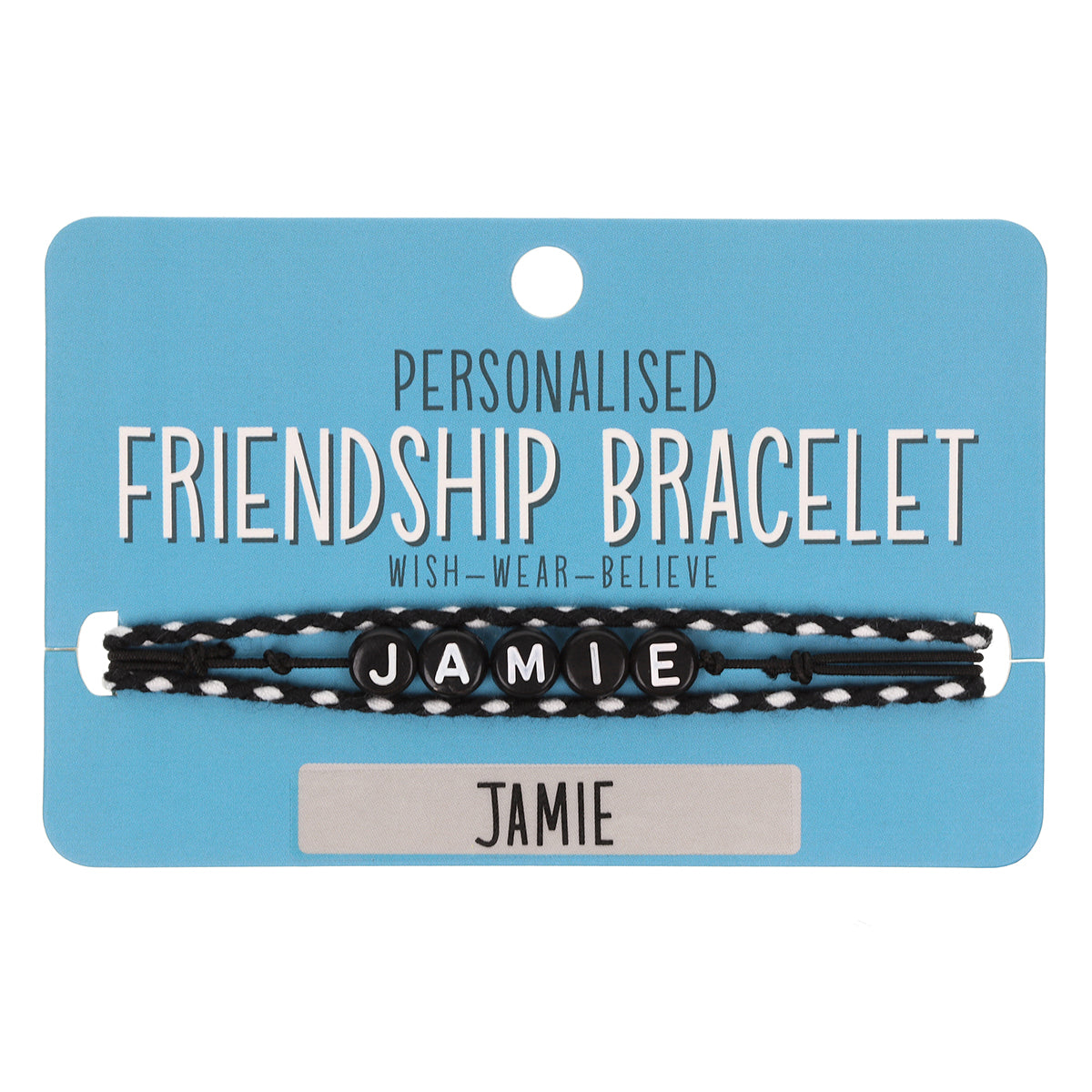 BP054 - Boys Personalised Bracelet - Jamie
